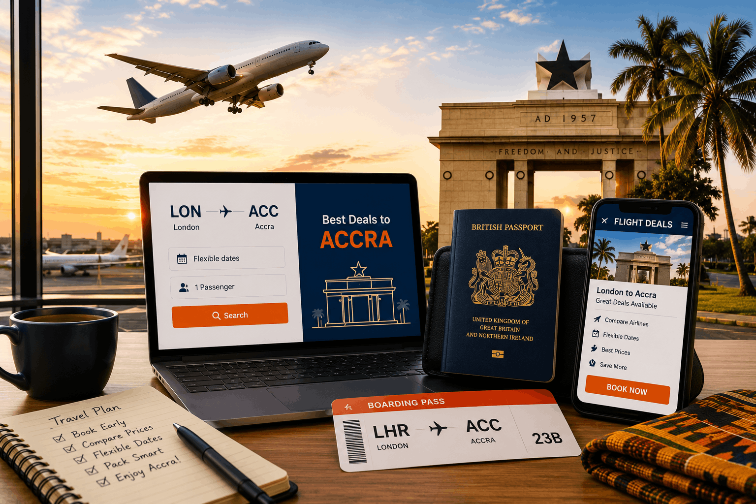 Unlock Cheap Flights to Accra: 7 Real Tips