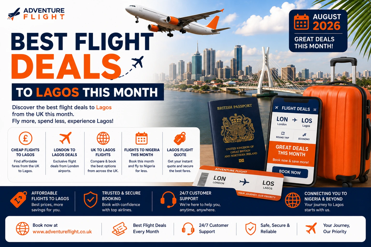 Best Flight Deals to Lagos This Month: August 2026 Guide for UK Travellers
